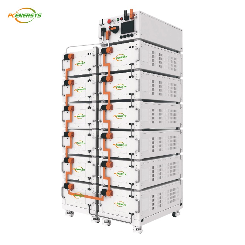 PCENERSYS high-voltage rackable LiFePO₄ battery system